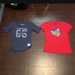 Two UofA Wildcats throwback shirts!